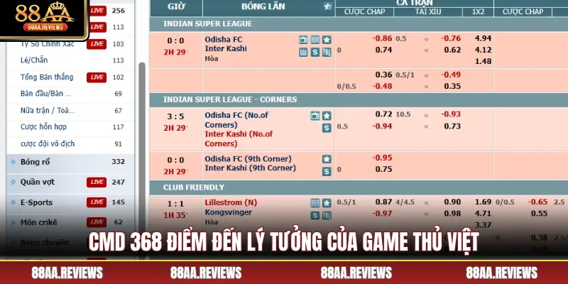 CMD 368 điểm đến lý tưởng của game thủ Việt